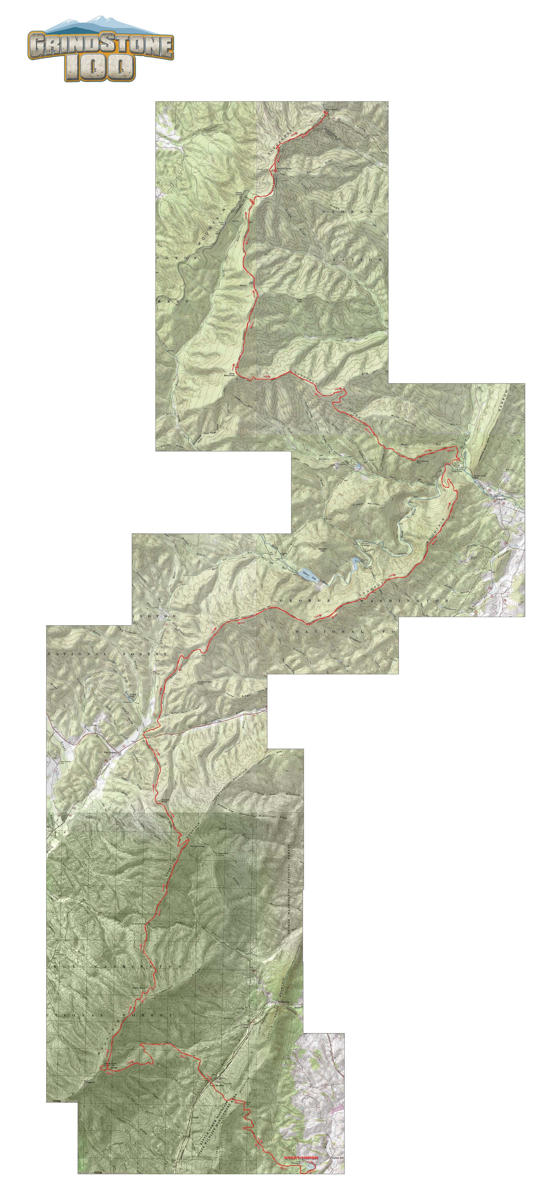 Grindstone Course Map