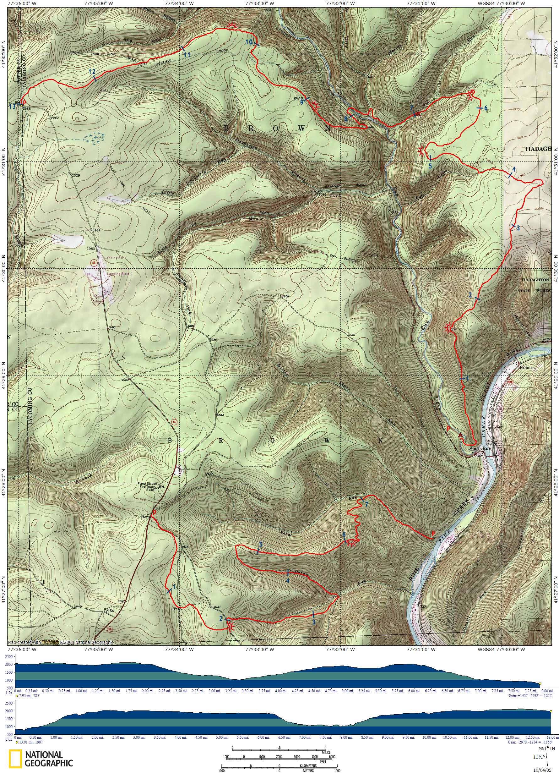 Black Forest Trail Map