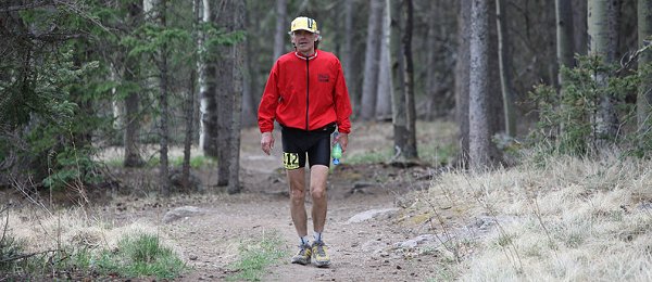 Larry Crevelng at Jemez Mountain Trail 50 Mile - Jedirunner